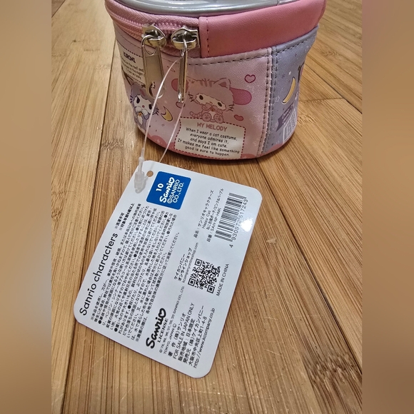 Sanrio Happy Cat Tuna Can Purse Makeup Case NEW WITH TAG 🇯🇵Japan🇯🇵 - Picture 3 of 9